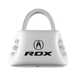 Acura RDX Jeweled Purse Key Fob - Silver