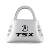 Acura TSX Jeweled Purse Key Fob - Silver