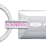 Ford F-150 Jeweled Rectangular Key Fob - Pink