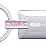 Ford Expedition Jeweled Rectangular Key Fob - Pink