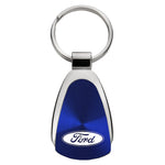 Ford Teardrop Key Fob - Blue