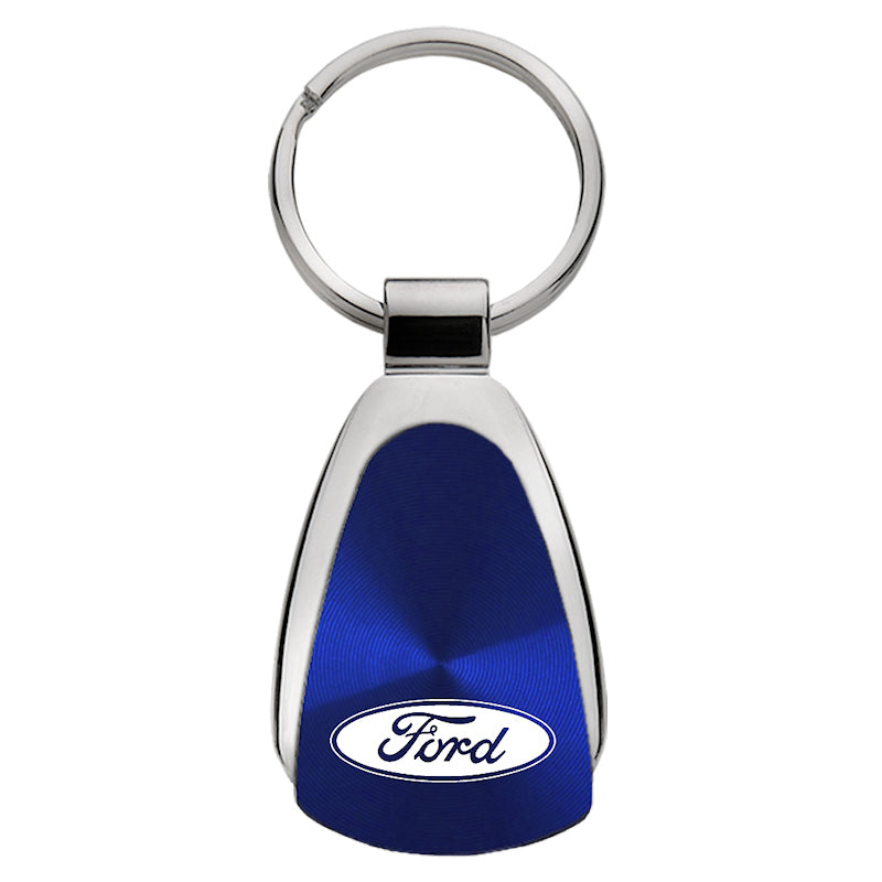 Ford Teardrop Key Fob - Blue