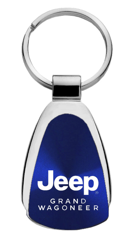 Jeep Grand Wagoneer Teardrop Key Fob - Blue