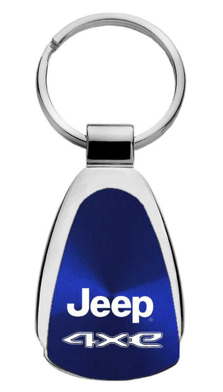 Jeep 4xe Teardrop Key Fob - Blue