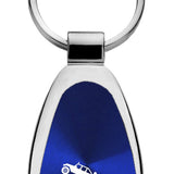 Jeep Climbing Teardrop Key Fob - Blue