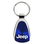 Jeep Teardrop Key Fob - Blue