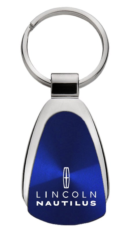 Lincoln Nautilus Teardrop Key Fob - Blue