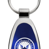 Military U.S. Navy Teardrop Key Fob - Blue