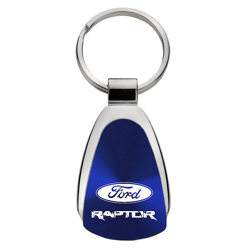 Ford Raptor Teardrop Key Fob - Blue