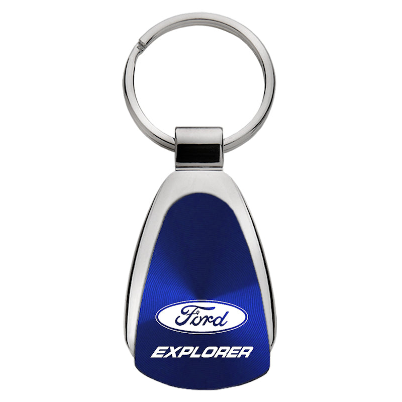 Ford Explorer Teardrop Key Fob - Blue