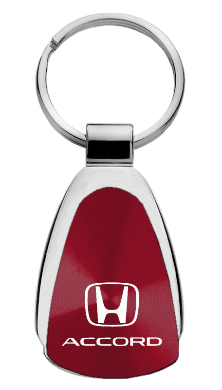 Honda Accord Teardrop Key Fob - Burgundy