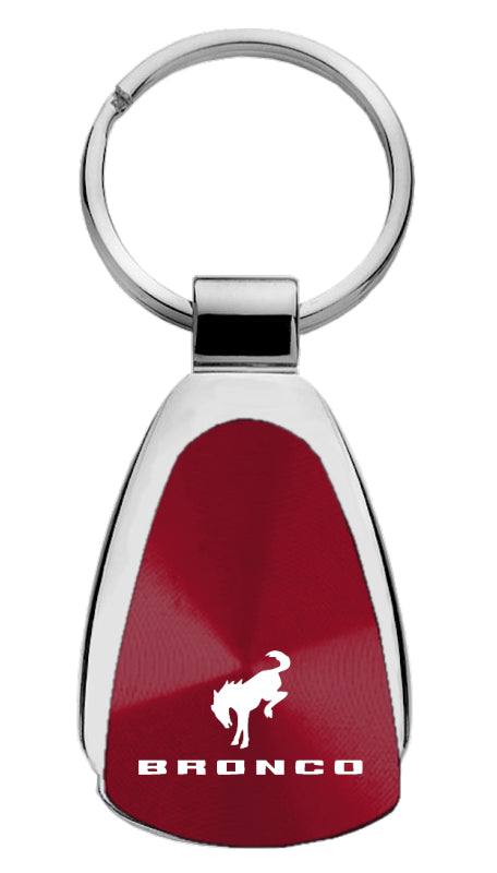 Ford Bronco 2020 Teardrop Key Fob - Burgundy