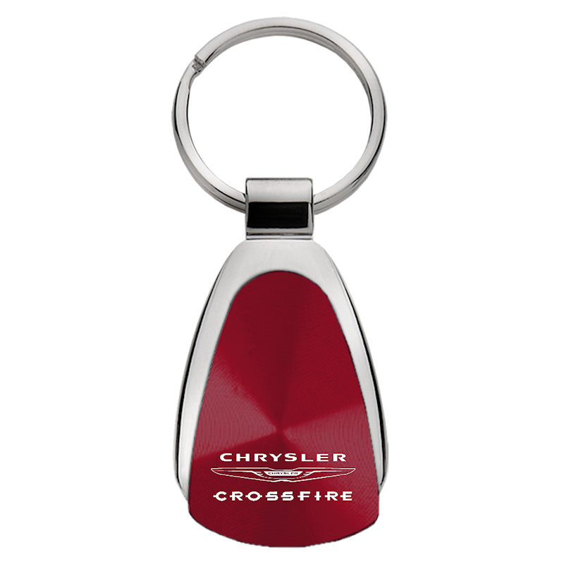 Chrysler Crossfire Teardrop Key Fob - Burgundy