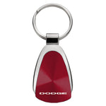 Dodge Teardrop Key Fob - Burgundy