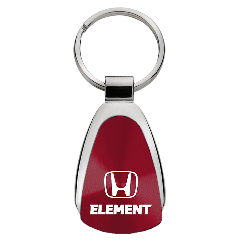 Honda Element Teardrop Key Fob - Burgundy