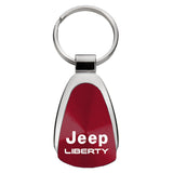 Jeep Liberty Teardrop Key Fob - Burgundy