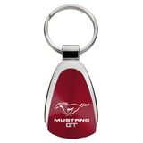 Mustang GT Teardrop Key Fob - Burgundy