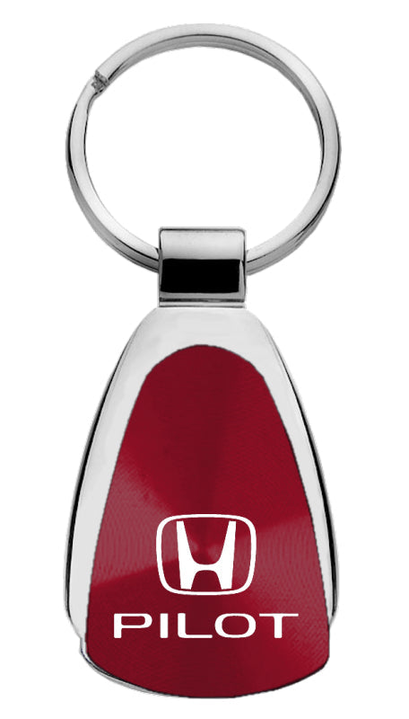 Honda Pilot Teardrop Key Fob - Burgundy