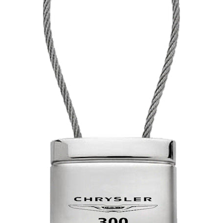 Chrysler 300 Satin-Chrome Cable Key Fob - Silver