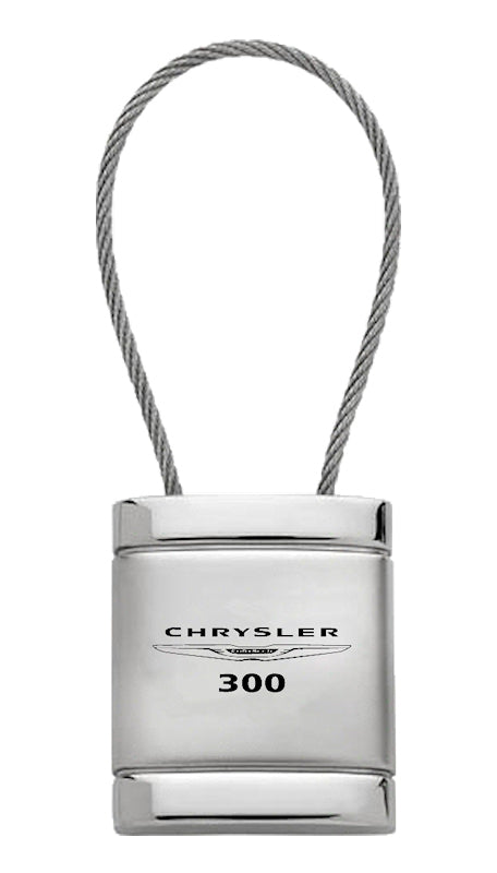 Chrysler 300 Satin-Chrome Cable Key Fob - Silver