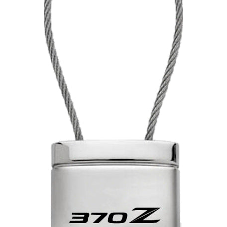 Nissan 370Z Satin-Chrome Cable Key Fob - Silver