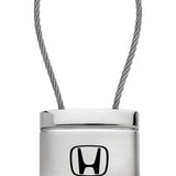 Honda Accord Satin-Chrome Cable Key Fob - Silver