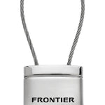 Nissan Frontier Satin-Chrome Cable Key Fob - Silver