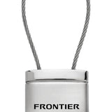 Nissan Frontier Satin-Chrome Cable Key Fob - Silver