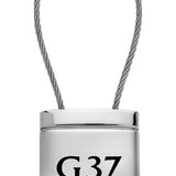 Infiniti G37 Satin-Chrome Cable Key Fob - Silver