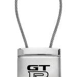 Nissan GTR Satin-Chrome Cable Key Fob - Silver