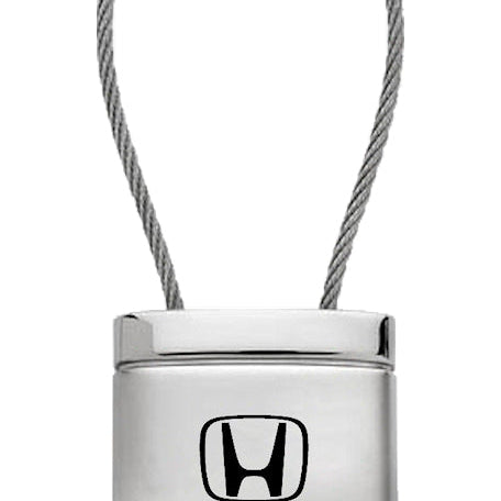 Honda Odyssey Satin-Chrome Cable Key Fob - Silver