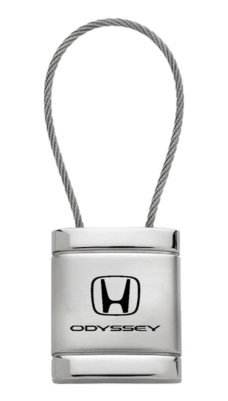 Honda Odyssey Satin-Chrome Cable Key Fob - Silver