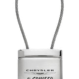 Chrysler PT Cruiser Satin-Chrome Cable Key Fob - Silver