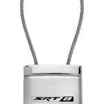 Dodge SRT-8 Satin-Chrome Cable Key Fob - Silver