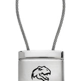 Ram TRX Dino Satin-Chrome Cable Key Fob - Silver