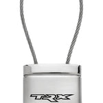 Ram TRX Satin-Chrome Cable Key Fob - Silver