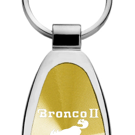 Ford Bronco II Teardrop Key Fob - Gold