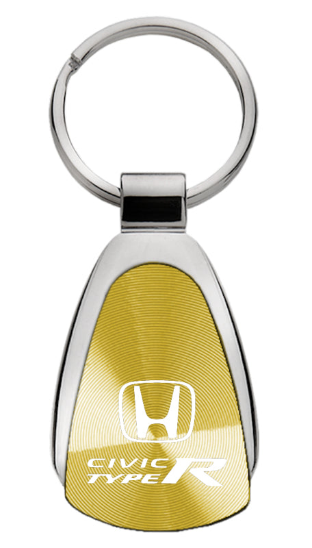 Honda Civic Type R Teardrop Key Fob - Gold