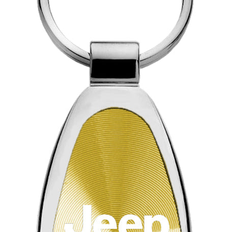 Jeep Grand Wagoneer Teardrop Key Fob - Gold