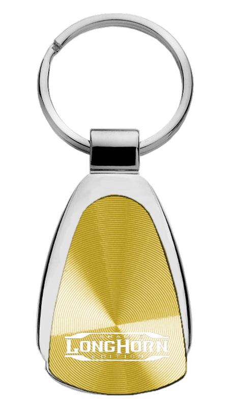 Ram Longhorn Laramie Teardrop Key Fob - Gold