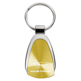 Mustang Teardrop Key Fob - Gold