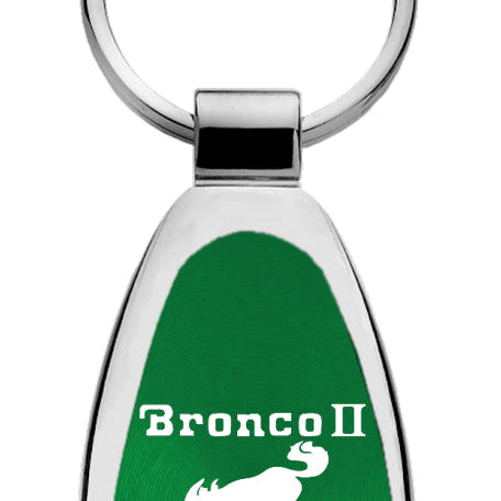 Ford Bronco II Teardrop Key Fob - Green