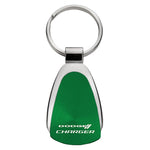 Dodge Charger Teardrop Key Fob - Green