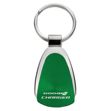 Dodge Charger Teardrop Key Fob - Green