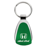 Honda Del Sol Teardrop Key Fob - Green