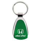 Honda Del Sol Teardrop Key Fob - Green