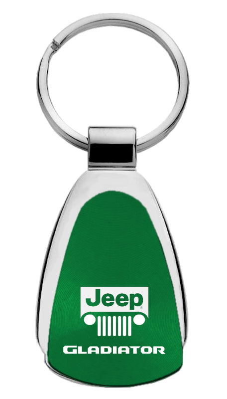 Jeep Gladiator Teardrop Key Fob - Green