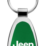 Jeep Grand Wagoneer Teardrop Key Fob - Green