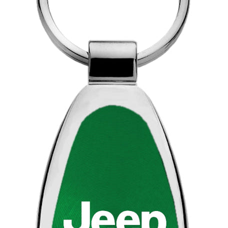 Jeep Grand Wagoneer Teardrop Key Fob - Green