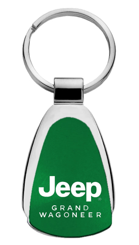 Jeep Grand Wagoneer Teardrop Key Fob - Green